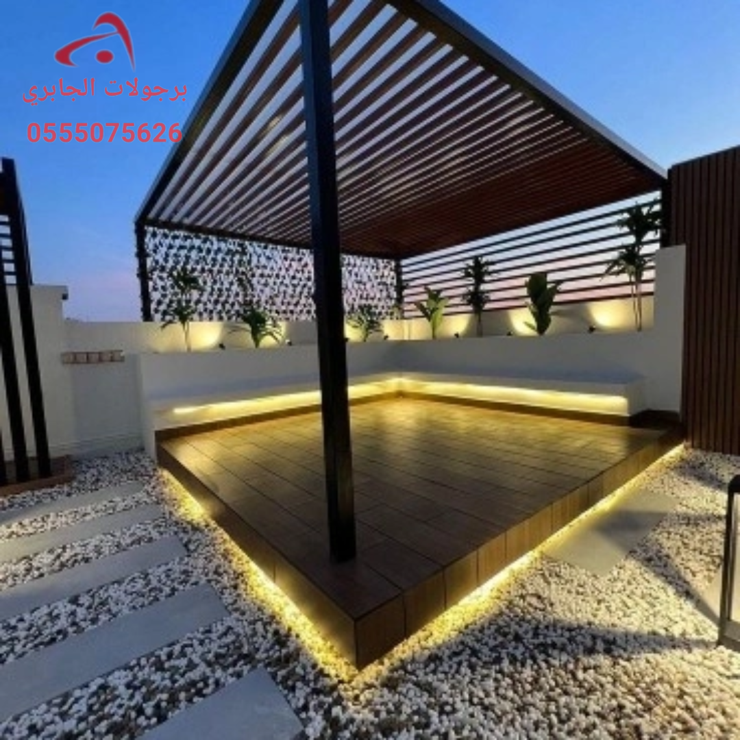 برجوبات خشبيه وحديدية ولكسان وتصاميم متنوعه 